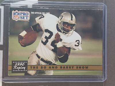 #ad Bo Jackson 1991 NFL Pro Set Bo and Barry Show #335 $2.09