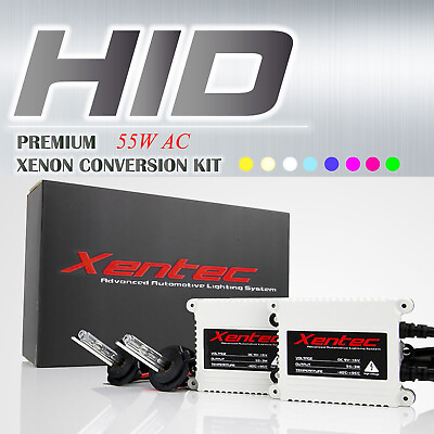 #ad HID Kit AC 55w Xenon Xentec Headlight Fog light Bulbs H11 H4 9007 9006 H13 9005 $49.99