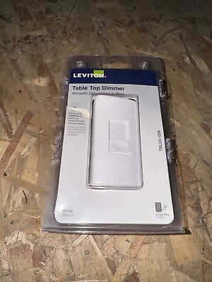 #ad LEVITON TBL03 10W Table Top Dimmer Universal Lighting Control White $9.99