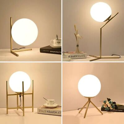 #ad Modern Living room study creative lamp glass ball table lamp desk light $93.99