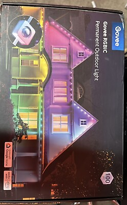 #ad Govee Permanent Outdoor Lights 100 Ft Smart RGBIC Outdoor Lights $115.00