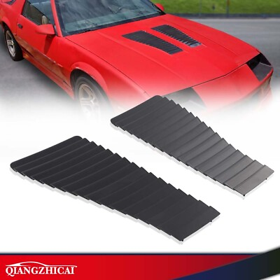 #ad Fit For 1985 1990 Camaro Z28 IROC Z IROC Hood Louvers 1Pair Reproduction $48.80