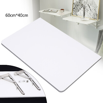 #ad Laptop Desk Wall Mounted Floating Folding PC Table For Multi occasion 60*40cm $28.50