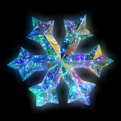 #ad Snowflake Lights Christmas Lights for Bedroom Christmas LED Light Hangable $26.69