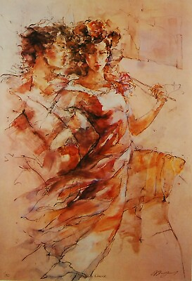#ad Heavenly Dance by Gary Benfield LTD Edition Serigraph on paper UNFRAMED $595.00