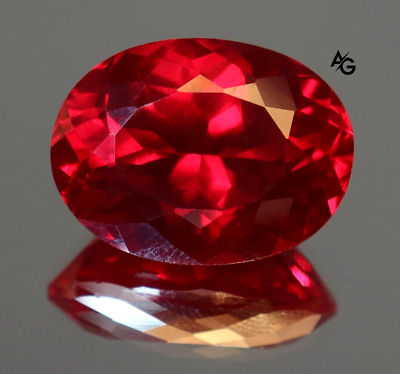 #ad Exclusive 20.40 Ct GIE Certified Natural Burma Red Ruby Oval Cut Loose Gemstone $131.24