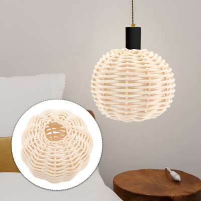 #ad Handcrafted Woven Pendant Lampshades Pack of 2 $11.29