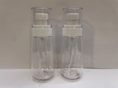 #ad 3.4oz 100ml Small Plastic Fine Mist Spray Bottles Mini Travel Bottles $4.60