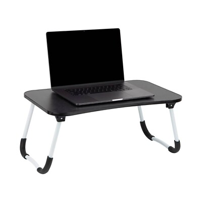 #ad Foldable Bed Tray Lap Desk with Fold Up Legs Freestanding Portable Table $19.19