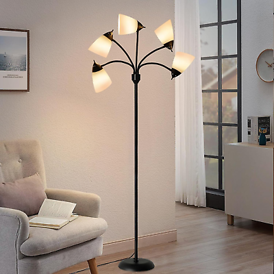 #ad DLLT Modern Tree Floor Lamps Multi Head Tall Standing Lamps LED Floor Lamp wit $86.61
