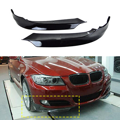 #ad Glossy Black Front Bumper Splitter Lip Spoiler For BMW 3 Series E90 Sedan 09 11 $79.84