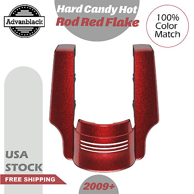 #ad Hard Candy Hot Rod Red Flake Rear Fender Extension Harley Street Road Glide 09 $349.00