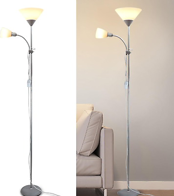 #ad LED Floor Lamp DLLT Mother Daughter Floor Lamps with Reading Lights Modern Stan $52.99