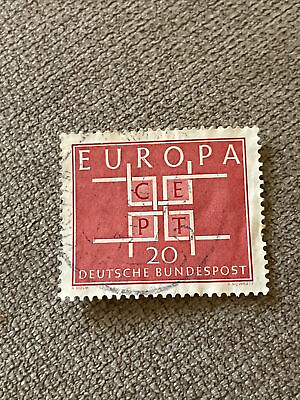 #ad GERMANY BUNDESPOSTE EUROPE EUROPA CEPT STAMP Used Actual Stamp In Photo TKS70* $1.99
