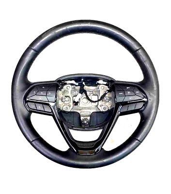 #ad Jeep Cherokee steering wheel 2014 to 2021 black leather OEM 5QV34DX0AE $179.99