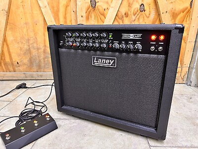#ad Laney IRT30 112 Iron Heart Tube 1 12quot; Combo Guitar Amp w Footswitch $999.99