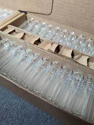 #ad 230 Pcs 1 2 oz 15ml CLEAR Boston Round Glass Bottles Without Caps .5 Ounce $85.00