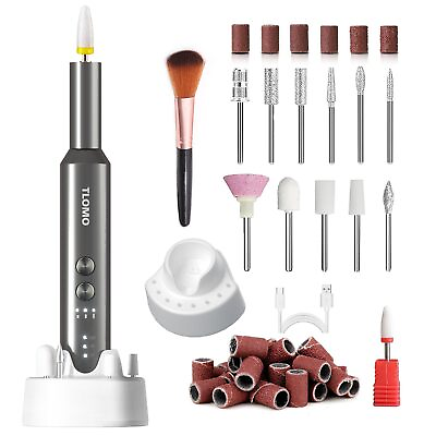 #ad Cordless Electric Nail DrillLighting Function Portable Professional Recharge... $36.09