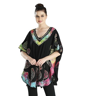 #ad Lot of 05 Wholesale Women#x27;s Lightweight leaf Printed Ponchos Top $57.50