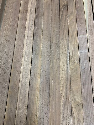 #ad 12 BoardsBlack Walnut Lumber Cutting Board Wood Blank Kiln Dried 1 4” x 2”x 16” $35.23