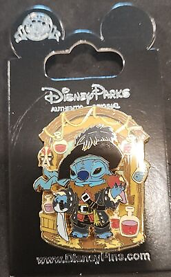 #ad Disney Trading Pin 00001 Stitch Pirates of the Caribbean Captain Barbosa Costume $34.99