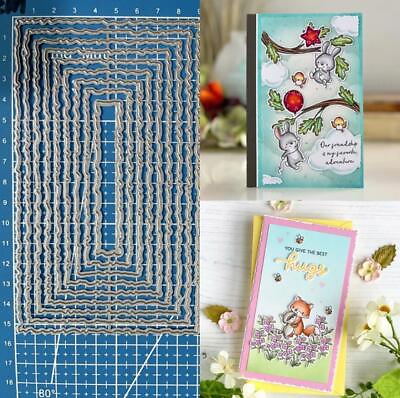 #ad Metal Cutting Dies Frame Scrapbooking Embossing Paper Card Crafts Stencils Mould $5.02