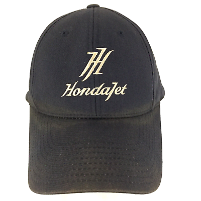 #ad HondaJet Aircraft Company Hat Spell Out Script Logo American Needle Baseball Cap $17.99