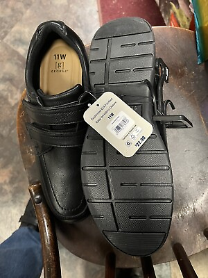 #ad MENS SHOES SZ 11 Shoes Mens BLACK CASUAL NEW $28.99
