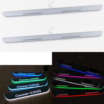 #ad Customized LED Moving Courtesy Light Door Sill Scuff Plate For Volkswagen CC $54.99