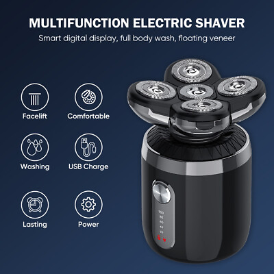 #ad Electric Hair Remover Shavers Bald Head Razor Smooth Skull Cord Wet Dry Cordless $16.99