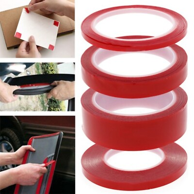 #ad RED Double Sided Super Sticky Heavy Duty Adhesive Tape $6.89