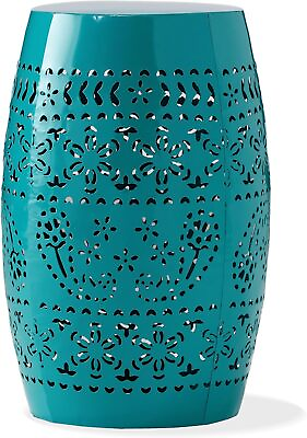 #ad Christopher Knight Home Ruby Outdoor 12quot; Iron Side Table Teal $76.64