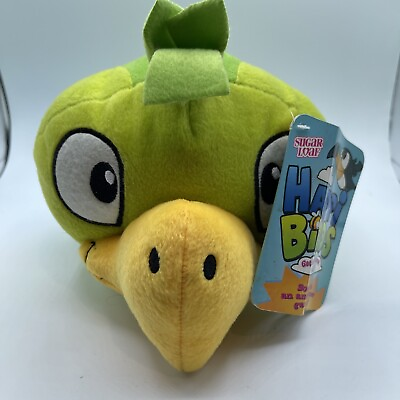 #ad angryBirds Happi Happy Green 9quot; Plush Stuffed Animal Toy Sugar Loaf With TAGS $15.95