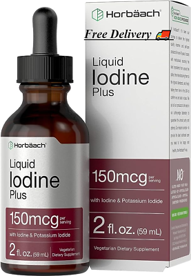 #ad Liquid Iodine Solution Drops 2 Fl Oz 150 Mcg Iodine amp; Potassium Iodine Sup $11.11