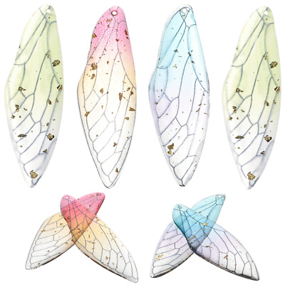 #ad Butterfly amp; Dragonfly Wing Charms for DIY Jewelry 10pcs $9.65