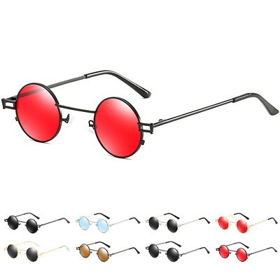 #ad John Lennon Glasses Small Round Retro Vintage Style Sunglasses UV400 Protection $11.69