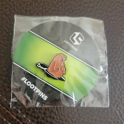 #ad Exclusive Loot Crate Shadows Collectible Pin Groundhog New October Nov 2020 $7.75