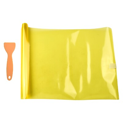 #ad Longevity Golden Yellow Headlight Tail Light Fog Light Vinyl Wrap 12x72IN C $17.64