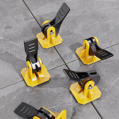 #ad 100PCS Tile Leveling System Kit Reusable Tile Spacer Wall Floor Clips Tool $35.14