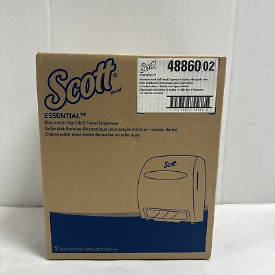 #ad Scott Essential Electronic Hard Roll Towel Dispenser 48860 Smoke color NEW $34.99