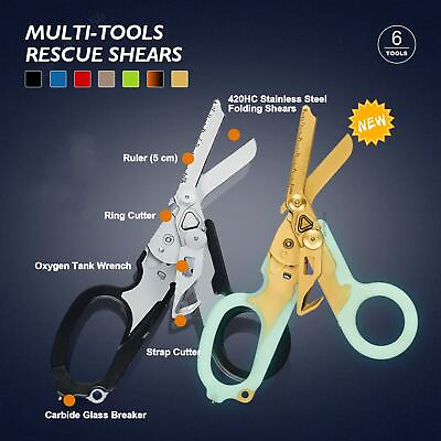 #ad New Scissors Raptors Shears Tactical Folding Multifunction Mini Portable Tool $10.50