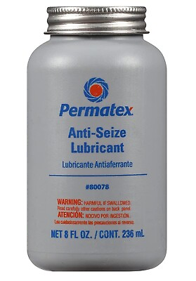 #ad Permatex 80078 Anti Seize Lubricant with Brush Top Bottle 8 oz High Temperature $11.25