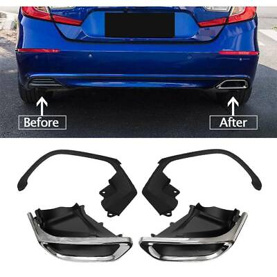 #ad Exhaust Muffler Tail Pipe Tip Tailpipe Modified Upgrade Fit Honda Accord 2018 20 $72.90