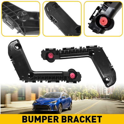 #ad For 2017 2019 Toyota Corolla Front Bumper Support Bracket Set Left and Right $12.99