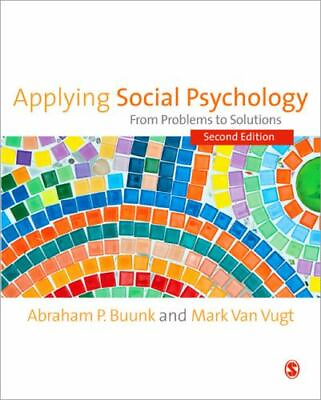 #ad Applying Social Psychology: From Problems to Solutions SAGE Social Psychology $28.62