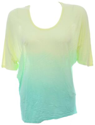 #ad Lemon Azure Lace Back Loose Fit T Shirt Baggy Top RRP £22.00 Reduced Ladies GBP 8.95