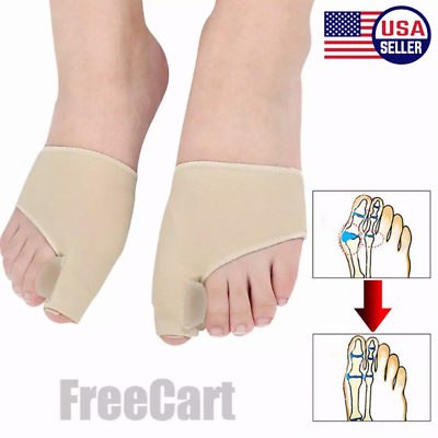 #ad Big Toe Bunion Corrector Splint Straightener Foot Pain Relief Hallux Valgus $4.72