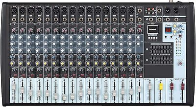#ad Boytone BT 160MX16 Channel Bluetooth Studio Audio Mixer DJ Sound Controller $269.00
