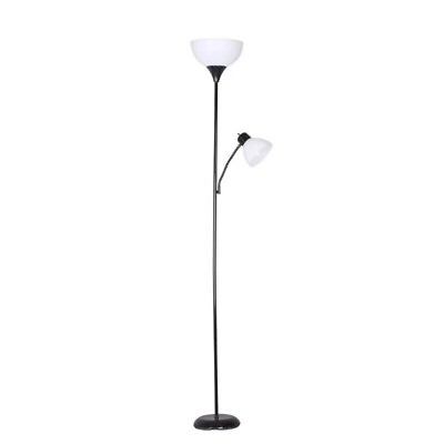 #ad #ad 72#x27;#x27; Combo Floor Lamp Reading Lamp Black Plastic Modern For Home amp; Office Use $14.28