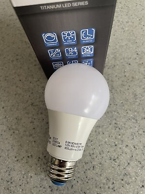 #ad 24pk A19 E26 8.5W 2700K Dimmable Soft White LED Lamp NEW ORIGINAL PACKAGING $50.00